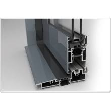 Perfil de aluminio de la puerta corredera