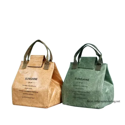 Personalized DuPont Tyvek Thermal Insulation Lunch Box Bag