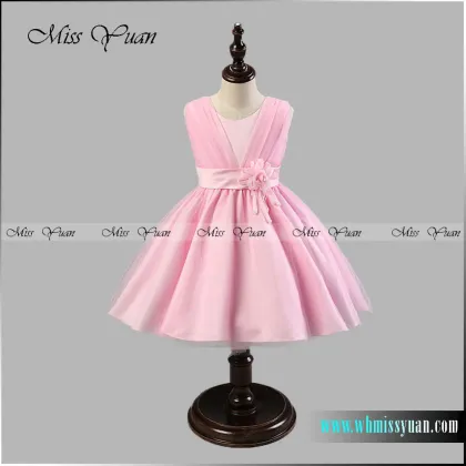 Shiny Toddler V-Neck Birthday Party Wedding Flower Girls Dresses