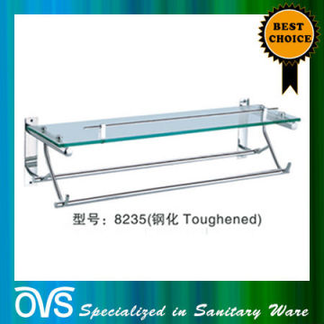 bathroom metal hanging towel shelf made in China:8235