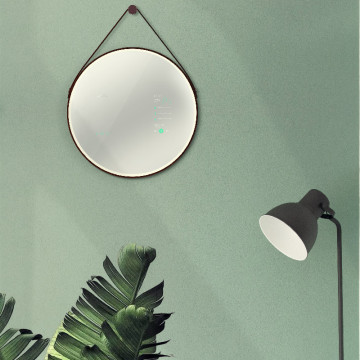 Led Round Smart Mirror With Android Touch Screen