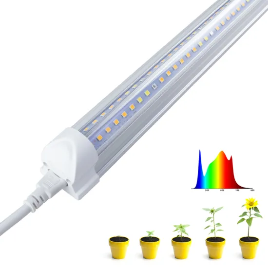 Original Factory T8 T5 LED Grow Light Bulbs: 60/90/120cm V-Shape Integrated Linkable Single and Double Row
