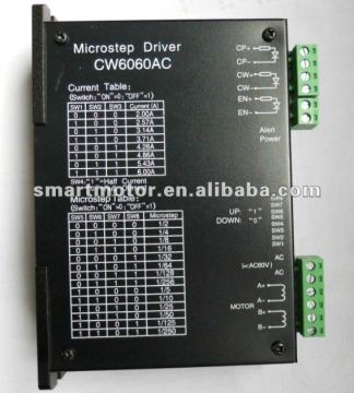 CW6060AC Stepping motor driver, current 2A-6A, AC voltage input 24Vac~55Vac