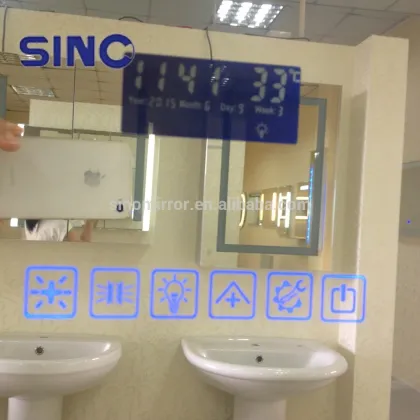 Illuminated Bathroom Mirror Cabinet with UV Disinfection Function