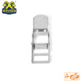 2 Inch White Zinc Webbing Buckle Steel Overcenter Buckle