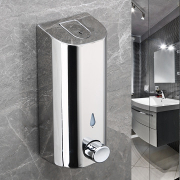 Stainless Steel Wall-Mounted Soap Dispenser for Hotels - 700 ml Capacity