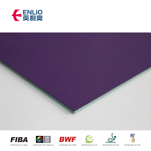 Indoor PVC Badminton Court Mat voor synthetische vloer