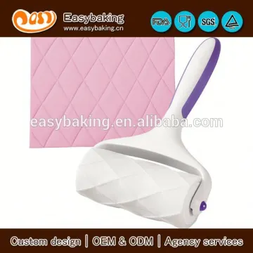 Hot selling rhombus shape fondant cake decorating tools fondant roller