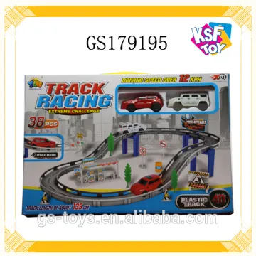 Battery Operated Slot Toy Track Racing Toy
