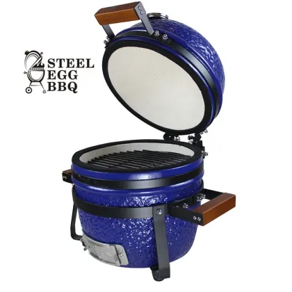 2020 SEB / STEEL EGG BBQ ceramic egg grill wood burning barbecue kamado bbq green color egg bbq grill