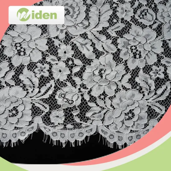 China supplier chantilly garment volie eyelash lace