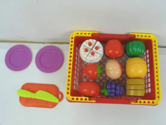 Educational Cutting Food Playset for Children