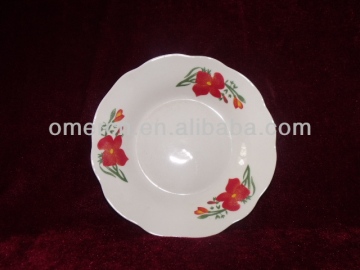 white porcelain serving plates dishes