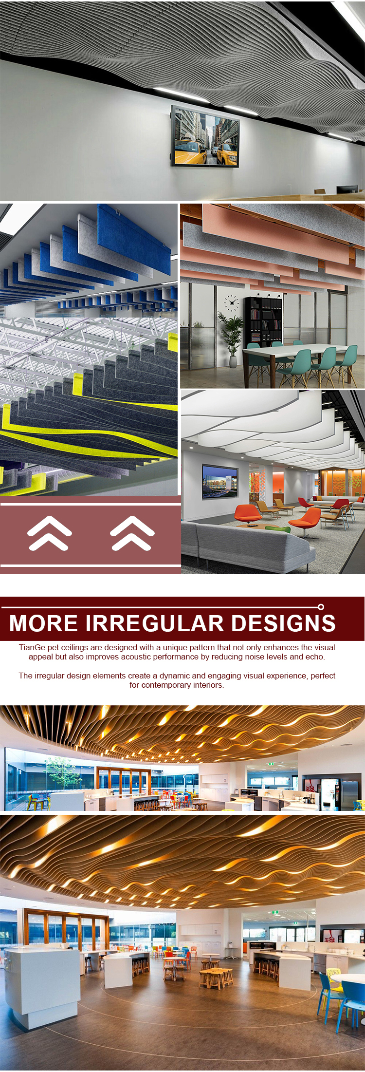 5Polyester Fiber Acoustic Ceiling