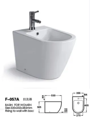 Ceramic Portable Toilet Seat Cover Bidet