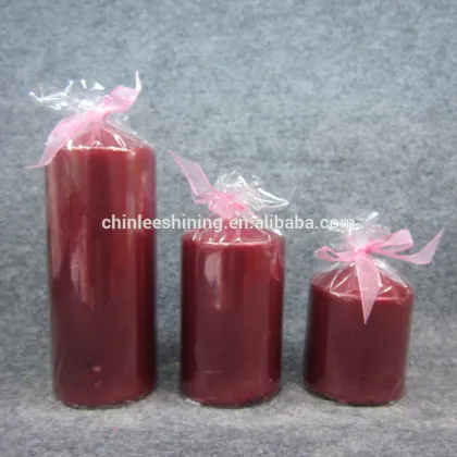 100% natural soy pillar candle wax, pillar church candles