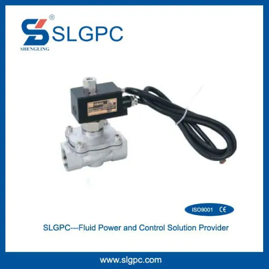 Stainless steel 2S250-25NO-E electric solenoid water valve with blast-proof coil