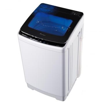 Zwart transparant glas 9kg automatische wasmachine