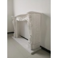 Marble Carved French Style Fireplace Mantel