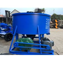 Vertical concrete mixer matched with brick machine