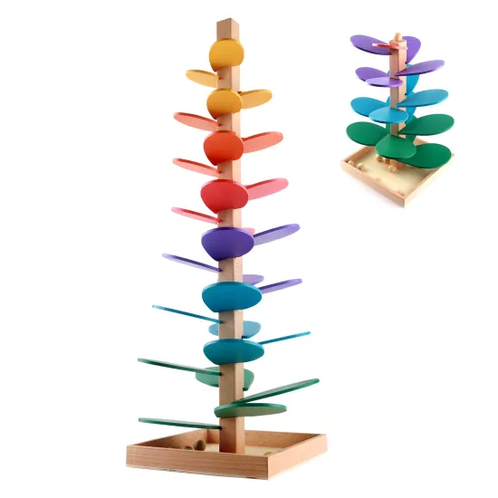 Colorful Wooden Music Tree and Stacking Sound Blocks for Home Office and Pets - Latest Style Hot Sale