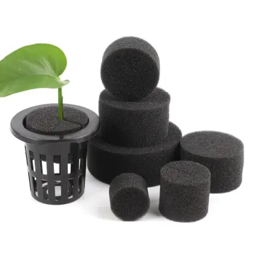 Black Hydroponic Sponge Baskets - 20/100pcs Soilless Gardening Media