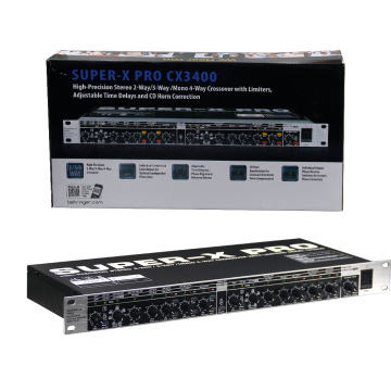  CX3400 Rack-Mounted Stereo 2 Division Mono 3 Division Analog Audio Signal Divider