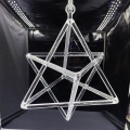 Q're Clear Quartz Crystal Singing Merkaba Pyramid 7