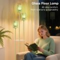 Crystal Shade Vintage Retro Corner Floor Lamp