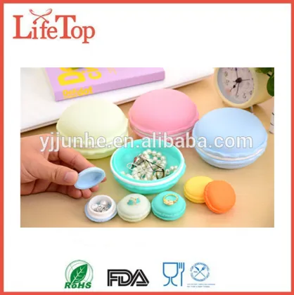 Mini Earphone SD Card Macarons Bag Storage Box colorful organizer