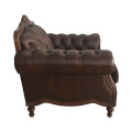 American solid wood sofa for single person