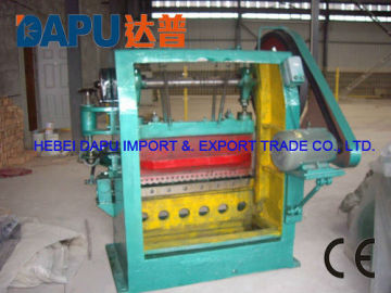 Flattened mesh making production line