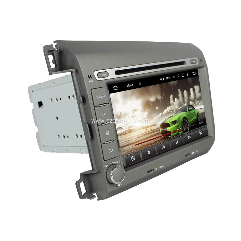 car stereo multimedia player system for Civic 2012