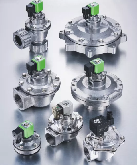 Different valve types of DMF series Aluminum Pneumatic Membrane Solenoid Valves