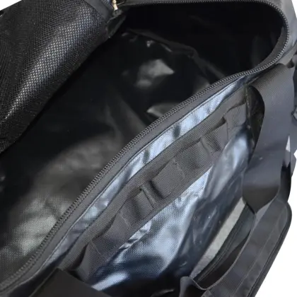 Waterproof Black Gym Duffle Bag with Extra Strength