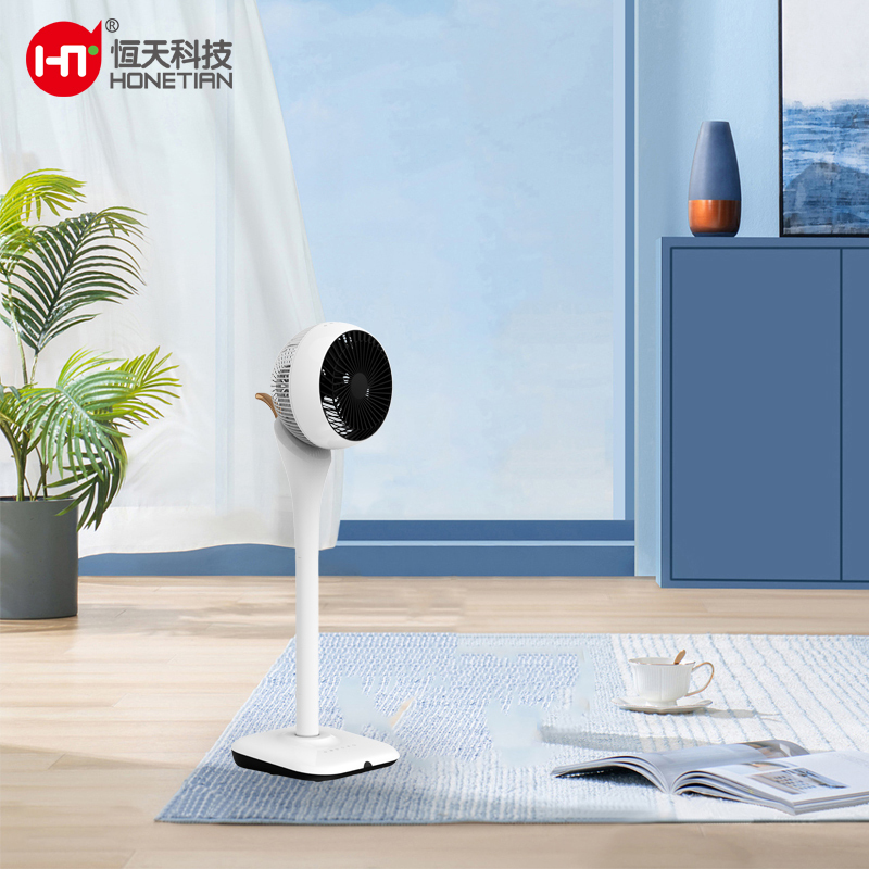 HONETIAN 3D auto oscillation 3 speeds 4 modes 12 timer new design 8 inches AC circulator custom colors indoor plastics stand fan