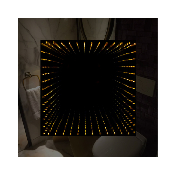 Home Decorative Led Lighted Wall-Mount Tunnel Mirror