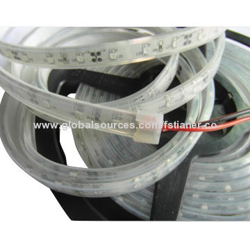 SMD 3528 LED strips, with tube and epoxy sealed IP67, CE and RoHS approvals