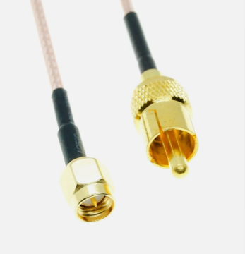 RG316 Cavo coassiale Plug maschio RCA alla crimpatura maschio SMA