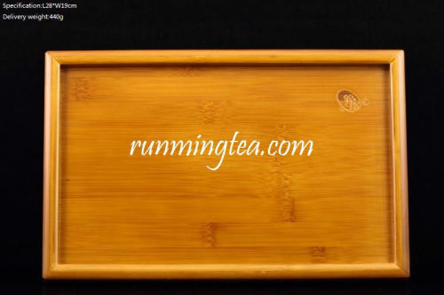 Retangle Shape Bamboo Serving Tray in Tea House, 28*19cm