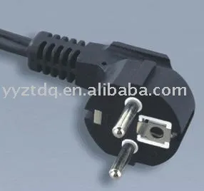 power leads supply cords VDE approval CEE 7/7 Plug
