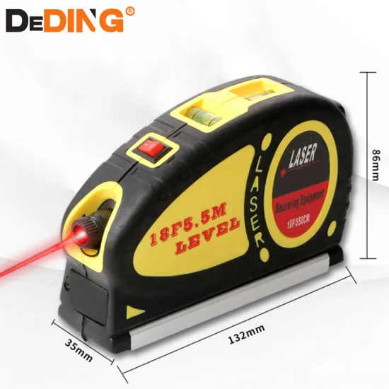 Laser measuring tape display digital