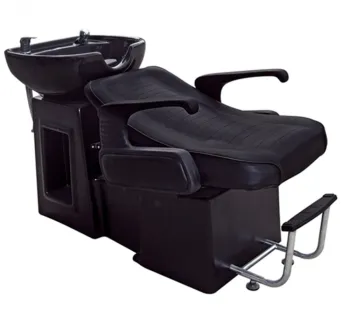 Chinese shampoo bed with footrest