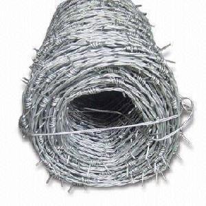Electro Galvanized Barbed Wire Using in Security Fencing