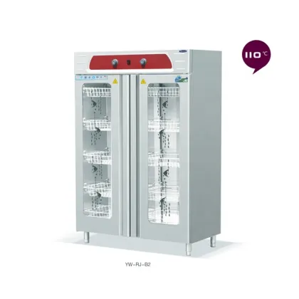 Double Door Commercial Kitchen Tableware Disinfection Cabinet - Ozone Dish Disinfection Cabinet