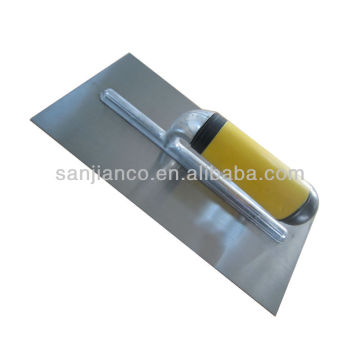 Plastic handle carbon steel blade plastering trowel