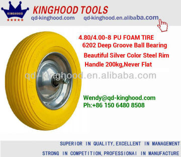 Flat Free Wheelbarrow tire 4.80/4.00-8