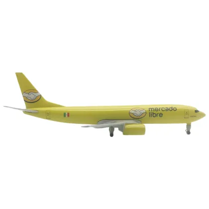 20CM 1/200 Scale Mexico Mercado Libre Airways B737 Metal Replica Alloy Aviation Simulation Aircraft Model: Detailed Collectible Airplane