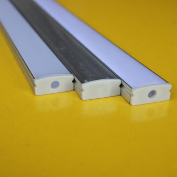QLTEG 50cm Embed Led Aluminum Profile Bar Light Housing Milky Clear Covers Clip Channel for 12mm PCB Strip Recess Extrusion