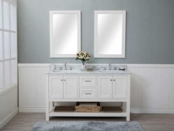 Modern Rustic Sink Floor Standing Open Bathroom Vanity